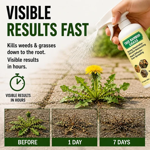✨2026 SALE - Fast-Acting Natural Weed & Grass Killer Spray