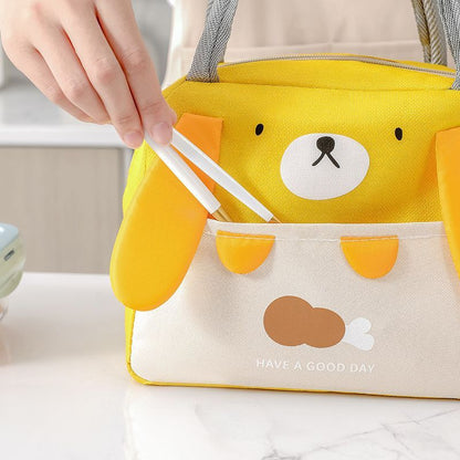 Portable Insulated Thermal Picnic Food Lunch Bag Box Cartoon Tote Food Fresh Cooler Bags Pouch