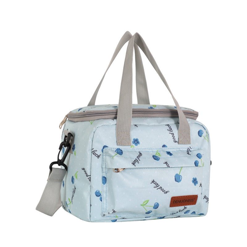 Small fresh fashion cute hand-held lunch box bag for women