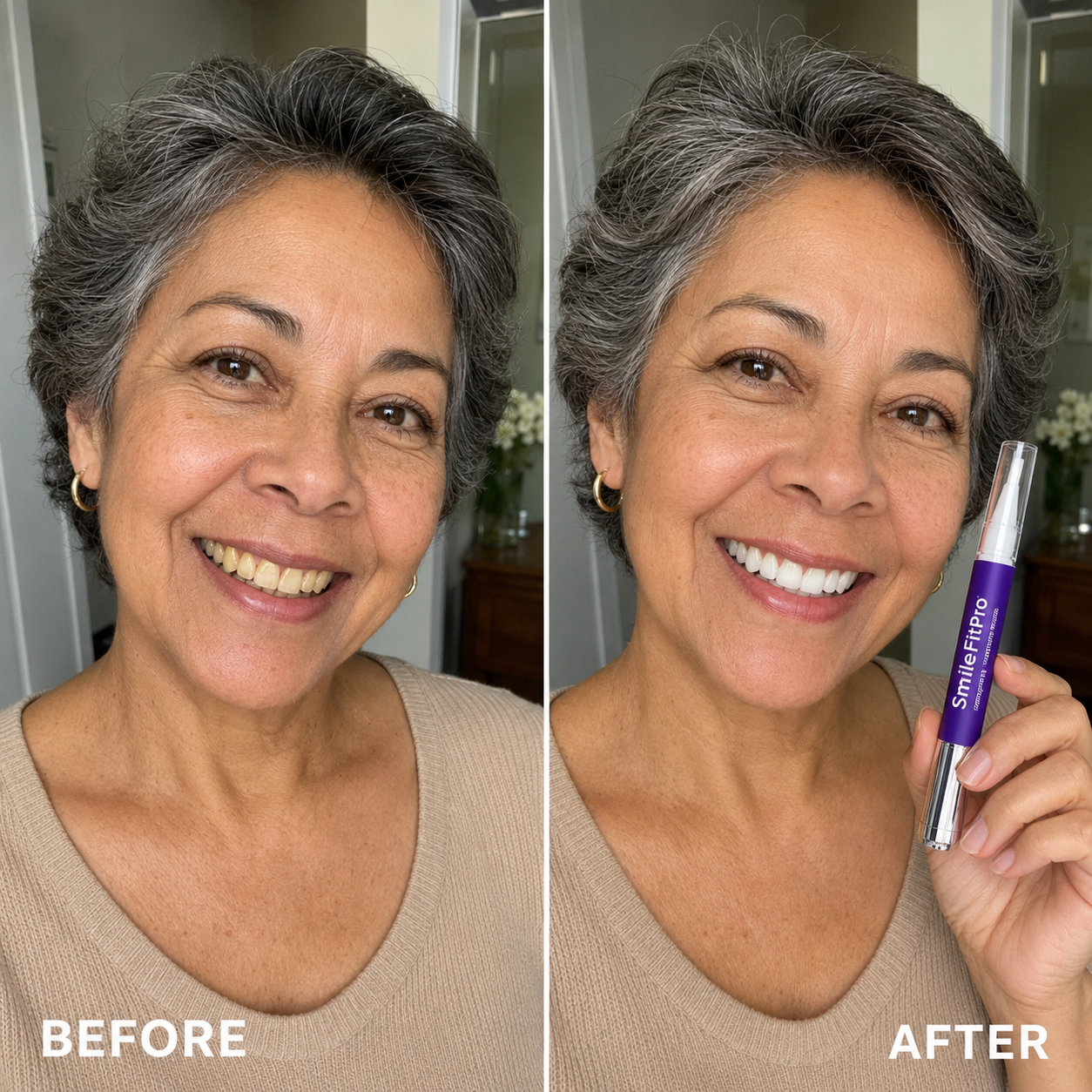 SmileFitPro PAP+ Purple Teeth Whitening Pen