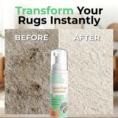 🔥 LAST DAY: Buy 1 Get 1 FREE | Waterless Carpet Foam Stain Remover + Towel