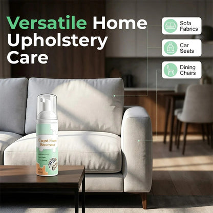 🔥 LAST DAY: Buy 1 Get 1 FREE | Waterless Carpet Foam Stain Remover + Towel